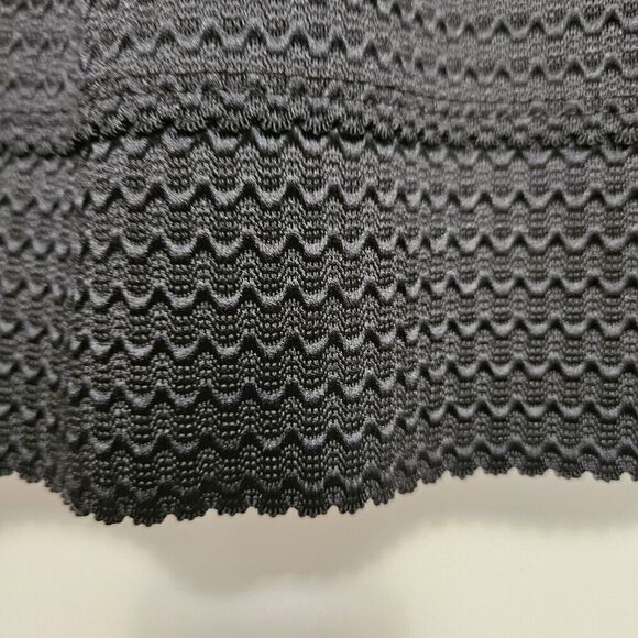EyeShadow Black Pleated Mini Skirt Womens M Pull On NWT - Picture 4 of 9
